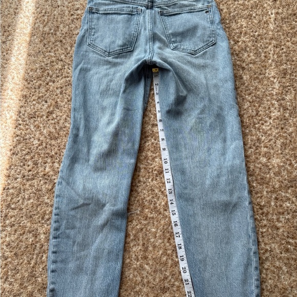 Madewell Light Blue Cropped Jeans with Distressing - Picture 8 of 9